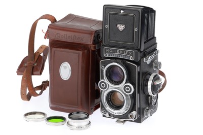 Lot 178 - A Rolleiflex 3.5F Medium Format TLR Camera