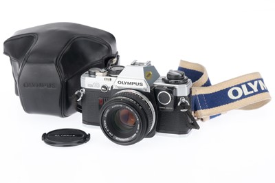 Lot 103 - An Olympus OM-10 35mm SLR Camera