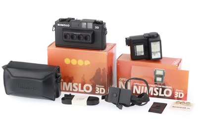 Lot 41 - A Nimslo 3D 35mm Quadra Lens Camera for GIFs & Lenticulars
