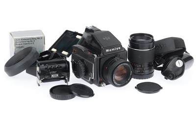 Lot 152 - A Mamiya M645 Medium format Camera Outfit