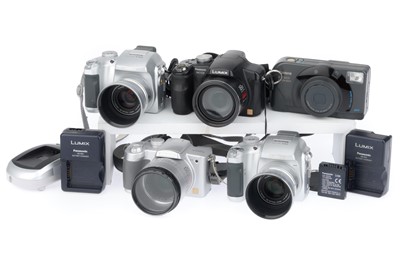 Lot 66 - A Group of Panasonic Digital Bridge Cameras