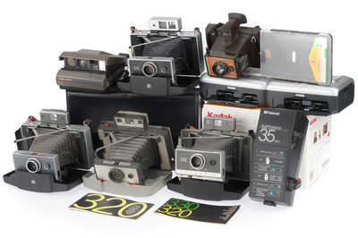 Lot 212 - A Selection of Instant Film Cameras