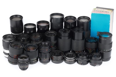 Lot 262 - A Selection of Camera Lenses