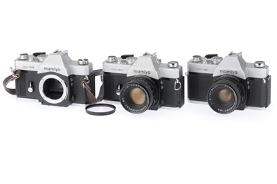 Lot 37 - A Group of Mamiya SLR Cameras