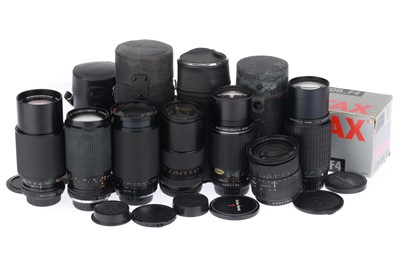 Lot 237 - A Group of K-Mount Lenses
