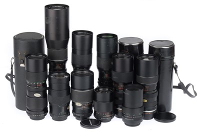 Lot 241 - A Selection of M42 Telephoto Lenses