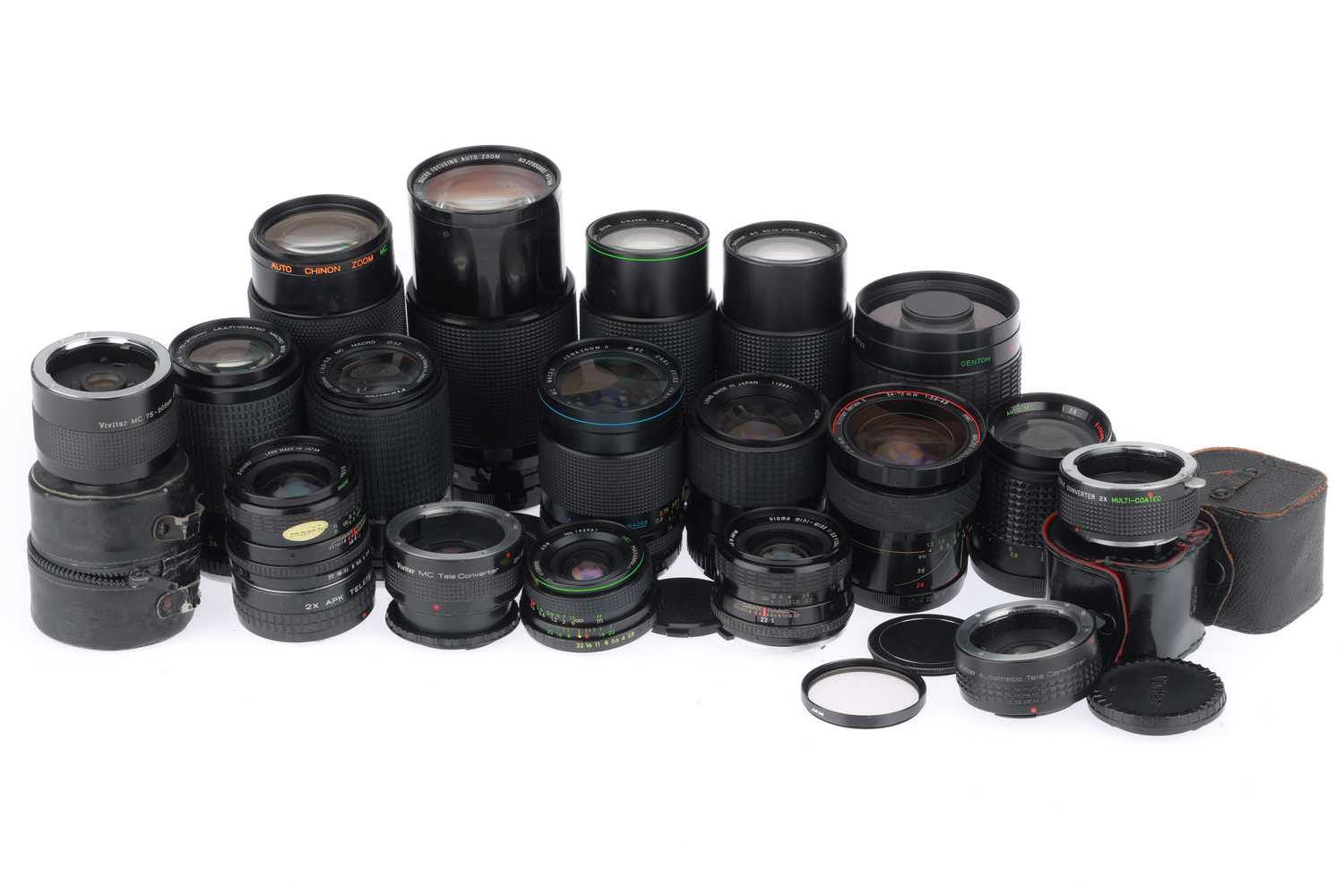 Lot 243 - A Group of K-Mount Lenses,
