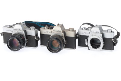 Lot 22 - A Group of Minolta SRT-101 35mm SLR Cameras