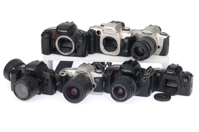 Lot 85 - A Group of Canon 35mm SLR Cameras