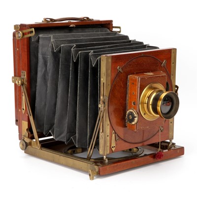 Lot 269 - A J. H. Steward Omni Half Plate Mahogany Field Camera