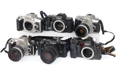 Lot 21 - A Group of Minolta AF 35mm SLR Cameras