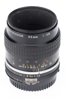 Lot 228 - A Nikon Micro-Nikkor f/2.8 55mm Macro Lens