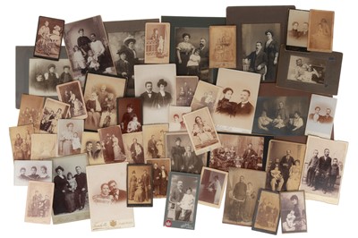 Lot 505 - A Large Collection of CDV Family Portraits, Bucharst, Romania