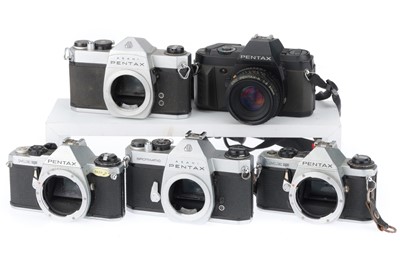 Lot 129 - A Group of Pentax 35mm Cameras