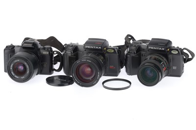 Lot 130 - A Group of Pentax AF 35mm Cameras