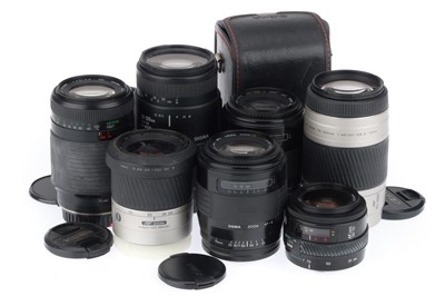 Lot 247 - A Group of Minolta A-Mount Lenses