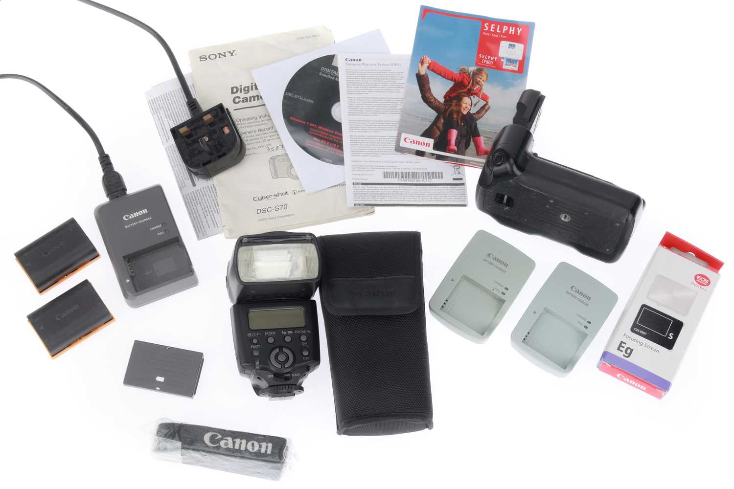 Lot 410 - A Selection of Canon Accessories