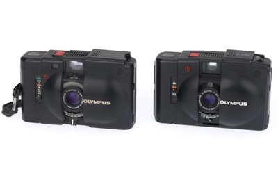 Lot 108 - A Pair of Olympus XA series cameras