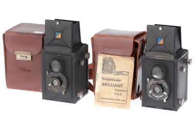 Lot 138 - A Pair of Voigtlander Brilliant TLR Cameras
