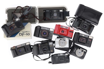 Lot 57 - A Selection of Compact Film Cameras