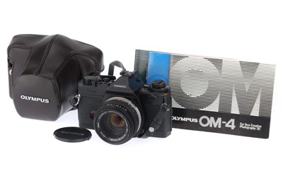 Lot 116 - An Olympus OM-4 35mm SLR Camera