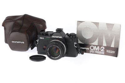 Lot 117 - An Olympus OM-2 Spot/Program 35mm SLR Camera