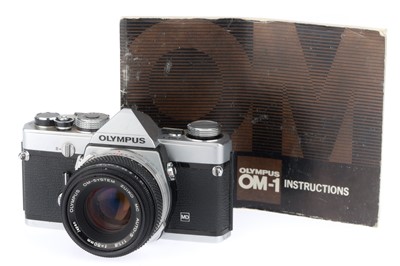 Lot 119 - An Olympus OM-1 35mm SLR Camera