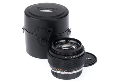 Lot 313 - An Olympus Zuiko f/1.2 50mm Auto-S Lens