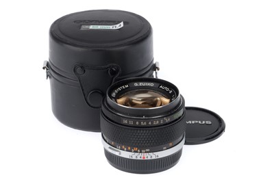 Lot 318 - An Olympus Zuiko f/1.4 50mm Auto-S Lens