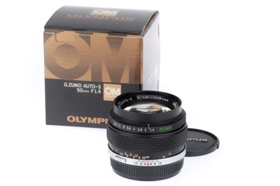 Lot 320 - An Olympus Zuiko f/1.4 50mm Auto-S Lens