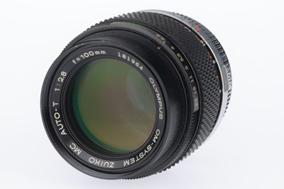 Lot 321 - An Olympus Zuiko f/2.8 100mm Auto-T Lens