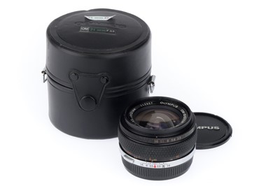 Lot 322 - An Olympus Zuiko f/3.5 21mm Auto-W Lens