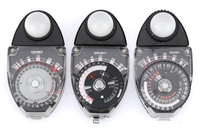 Lot 444 - A Trio of Sekonic Exposure Meters