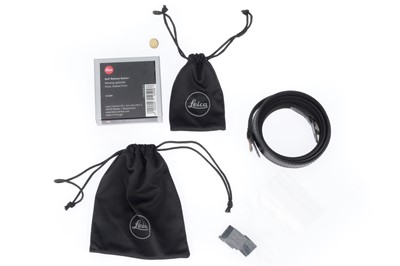Lot 9 - A Leica carry Strap & Leica Soft Release Button