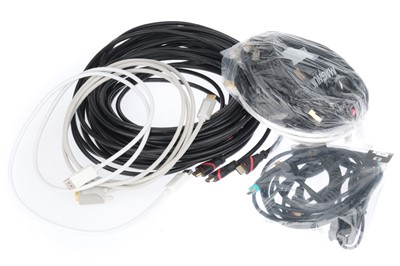 Lot 496 - A Mixed Selection of Audio Visual A/V Cables