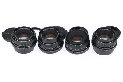 Lot 335 - A Group of Pentax f/2 50mm Lenses