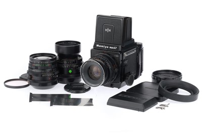 Lot 142 - A Mamiya RB67 Medium Format Camera Outfit