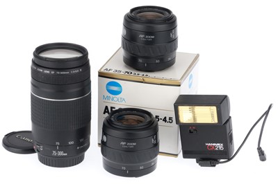 Lot 287 - A Group of Zoom Lenses