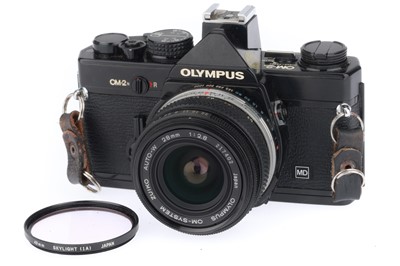 Lot 111 - An Olympus OM-2N 35mm SLR Camera