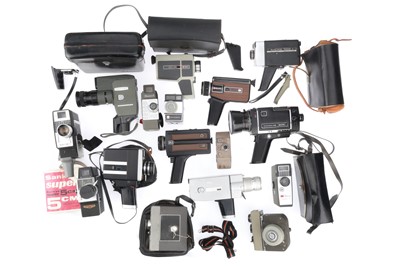 Lot 344 - A Tray of Cine Cameras