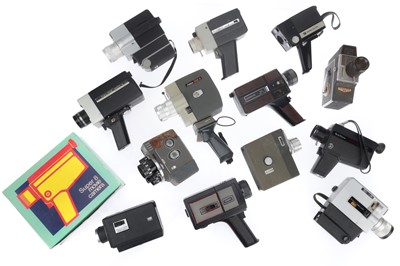 Lot 345 - A Tray of Cine Cameras