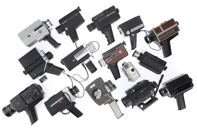 Lot 348 - A Tray of Cine Cameras