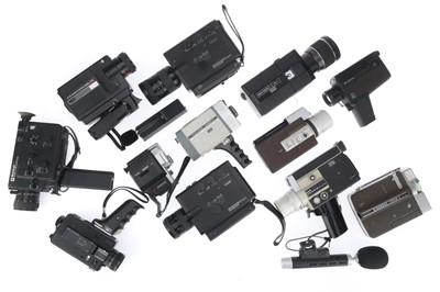 Lot 350 - A Tray of Cine Cameras