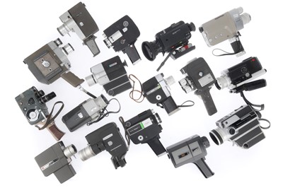 Lot 353 - A Tray of Cine Cameras