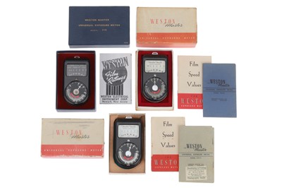 Lot 424 - Three Boxed Light Meters