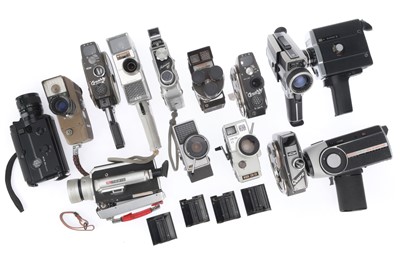 Lot 356 - A Tray of Cine Cameras