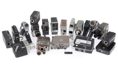 Lot 357 - A Tray of Cine Cameras