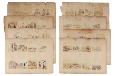 Lot 115 - Francis Frith Half Stereo Sample Sheets from 1st and 2nd Series