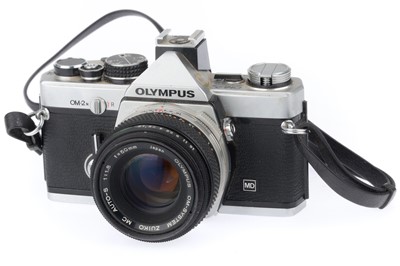 Lot 242 - An Olympus OM2N 35mm SLR Camera