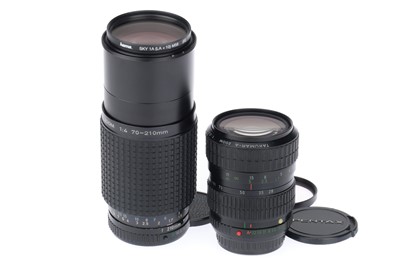 Lot 288 - A Pair of Pentax 35mm Zoom Lenses